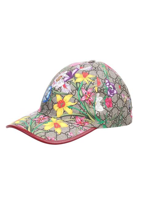 Gucci Floral Print Cap 